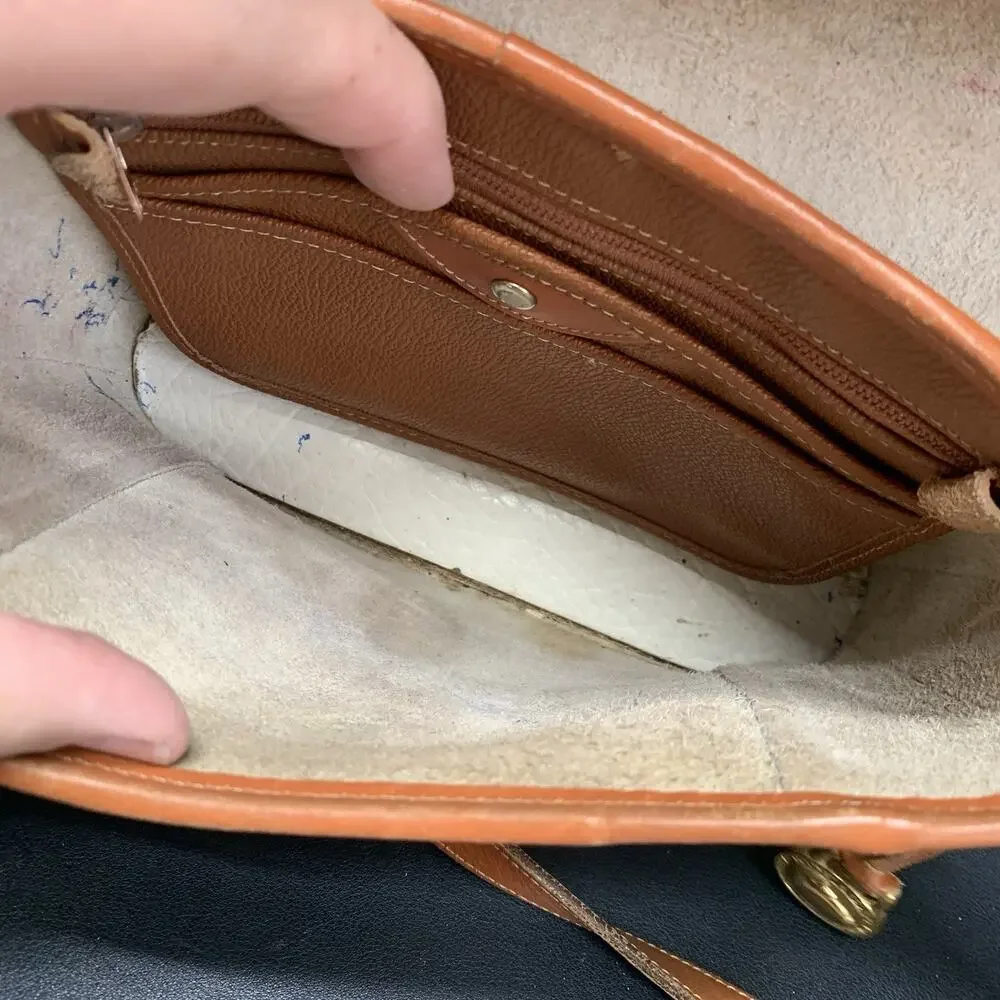 Vintage Dooney & Bourke All-Weather Leather Surrey Bucket Bag Purse Made In USA - Picture 8 of 16